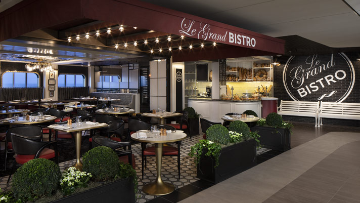 Indulge in delicious cuisine at Le Grand Bistro