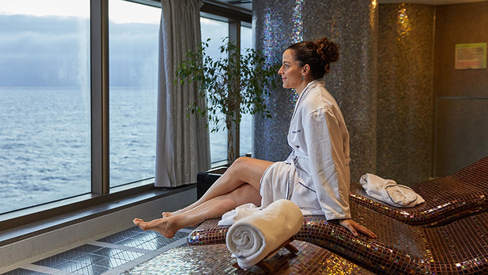 Relax at the Greenhouse Spa & Salon® onboard Holland America