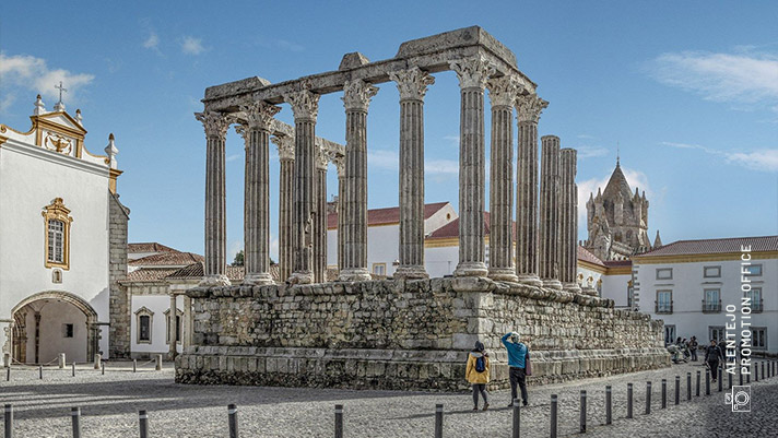 Évora – Roman Temple –  Image Credit: Alentejo Promotion Office