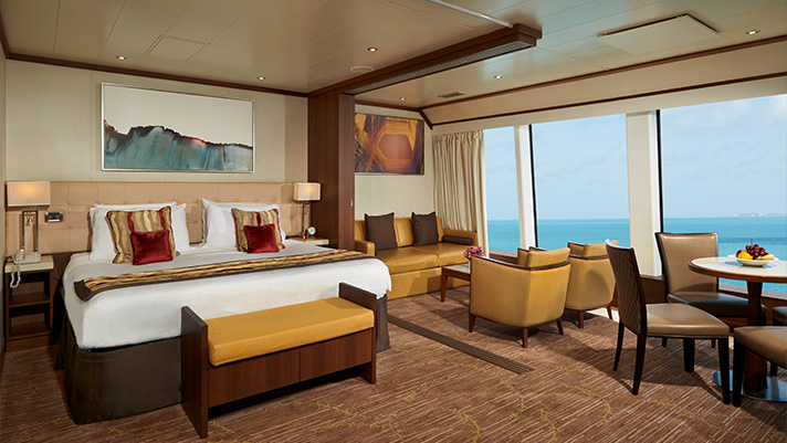 Relax and rejuvenate in the spacious family suites.