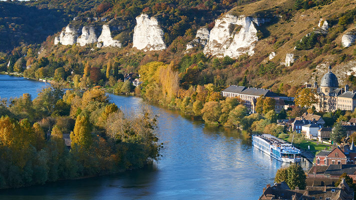 AmaWaterways AmaLyra along the Seine River