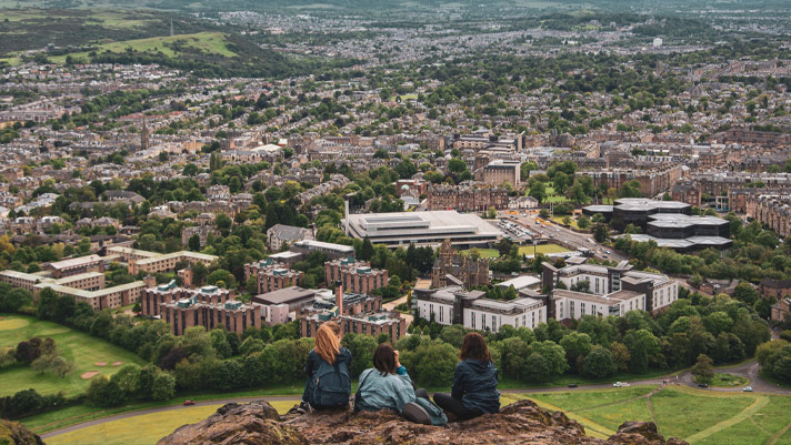 Arthur's Seat in Edinburgh, Scotland