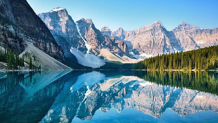 Moraine Lake in Canada
