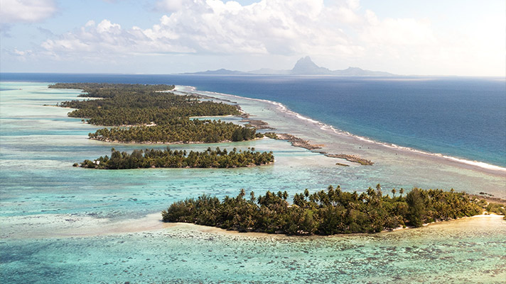 Dreamy islands in French Polynesia.