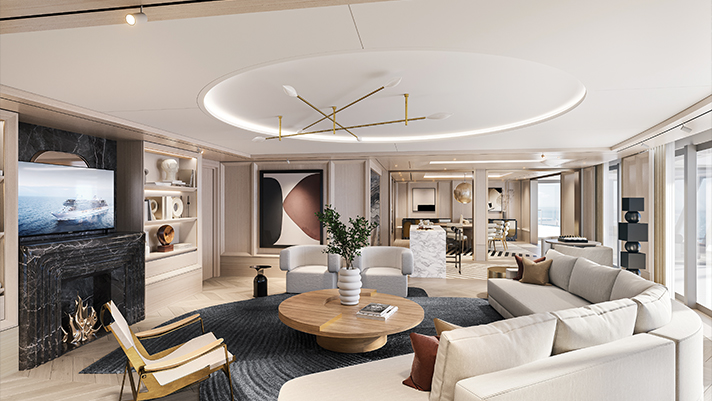 Suite onboard Regent's Seven Seas Grandeur ship