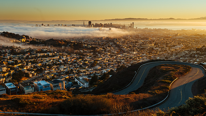 Discover San Francisco, known as the Golden City
