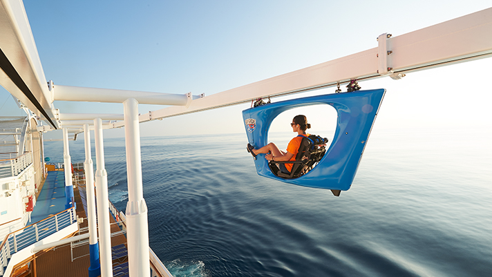 Experience an exhilarating ride on Carnival's SkyRide.