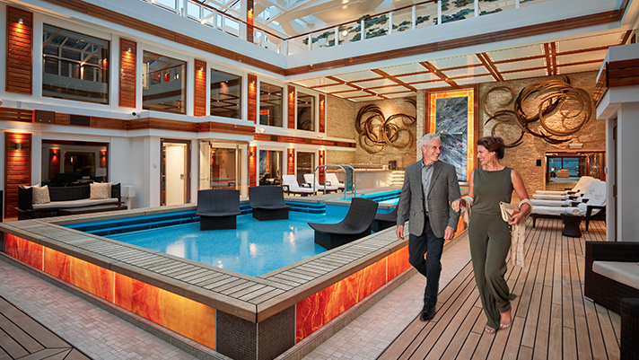 The Haven Courtyard onboard Norwegian Bliss