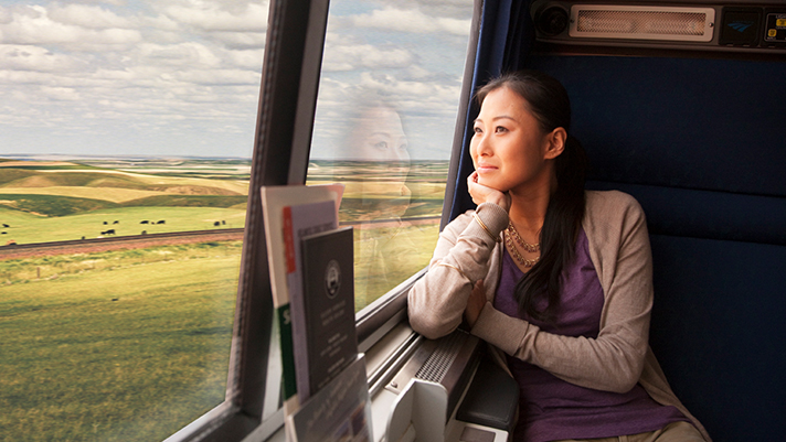 Experience awe-inspiring beauty from the comfort of a private Roomette.