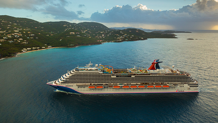 Carnival Breeze in the Caribbean