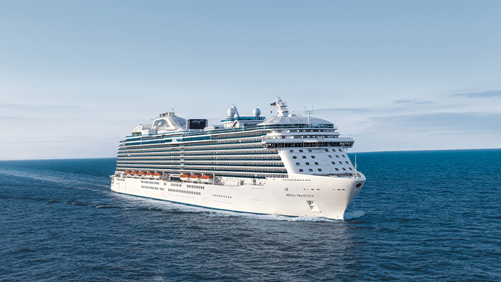 Regal Princess at Sea