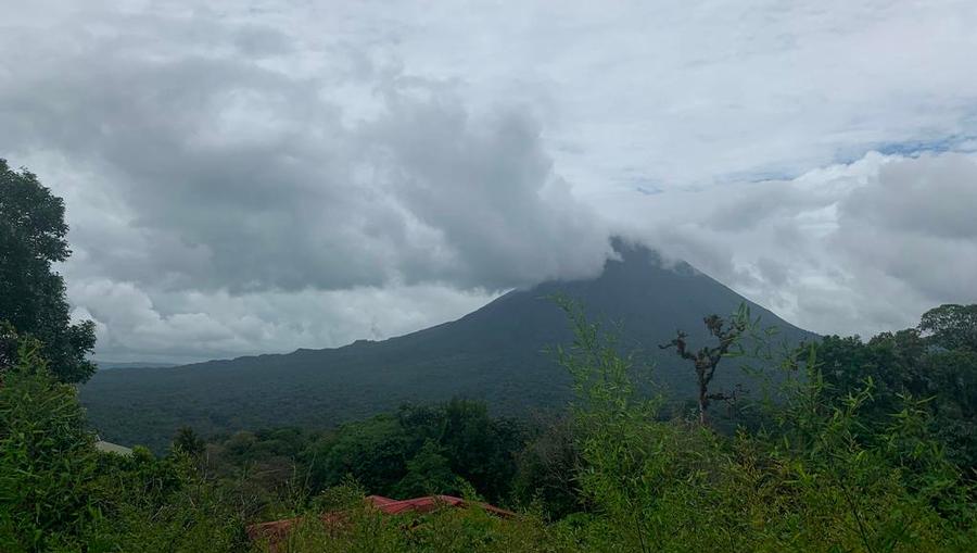 A view of Arenal Volcano in Costa Rica.