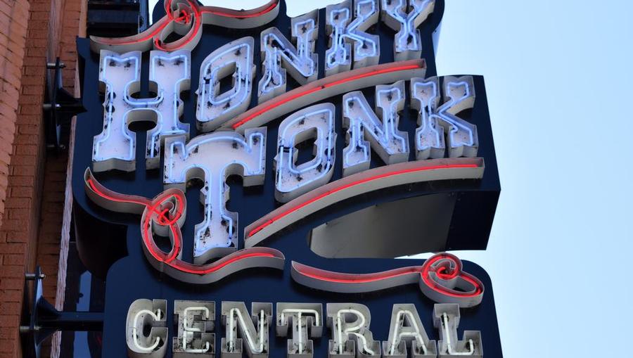Honky Tonk Central in Nashville, Tennessee