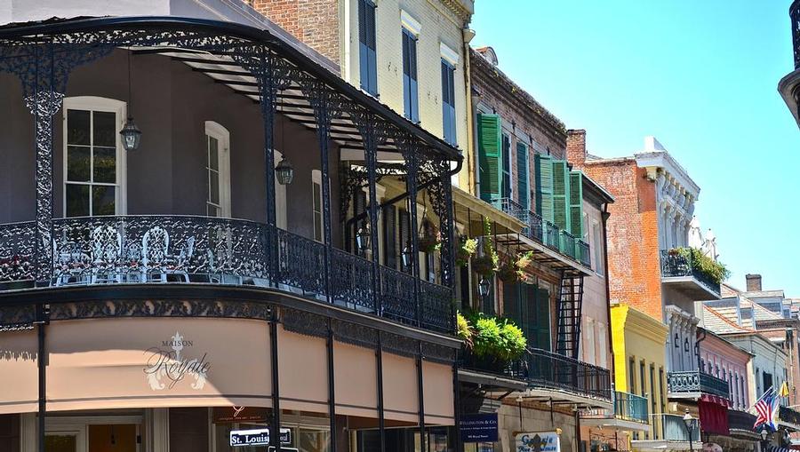 Bourbon Street in New Orleans, Louisiana 