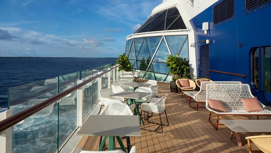The Eden Cafe onboard Celebrity Apex.