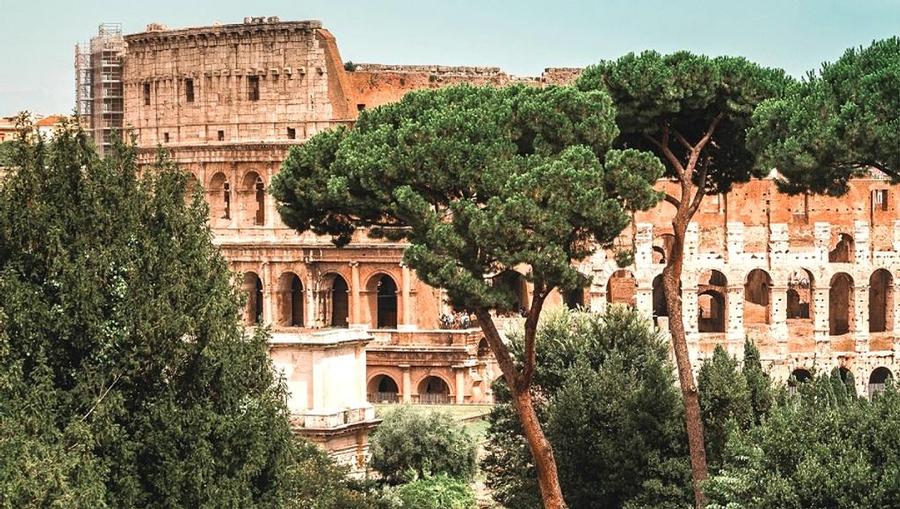 The Colosseum in Rome, Italy