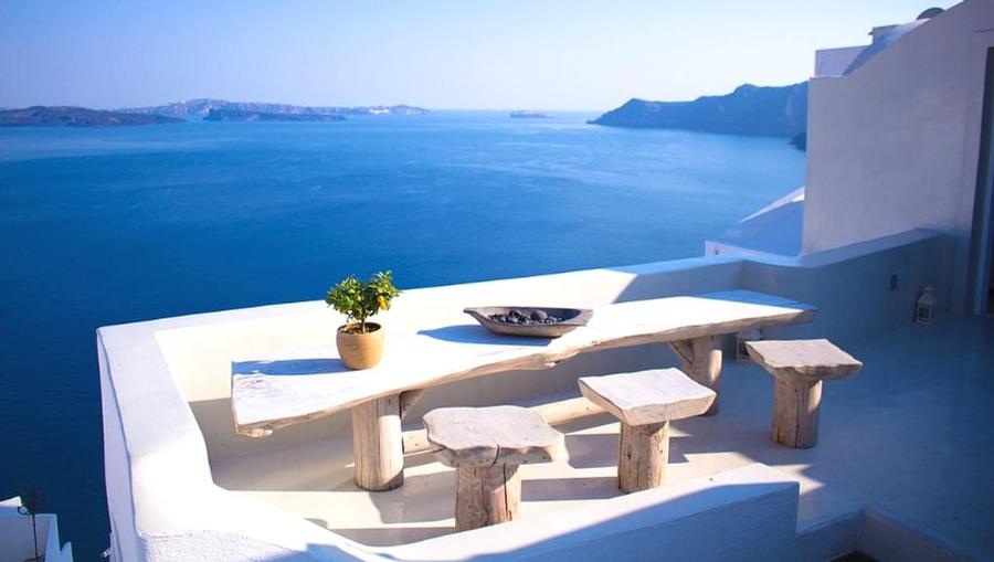 View from Oia, Greece