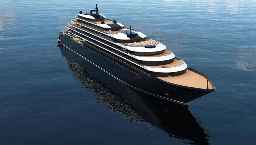 A photo of a Ritz Carlton Yacht.
