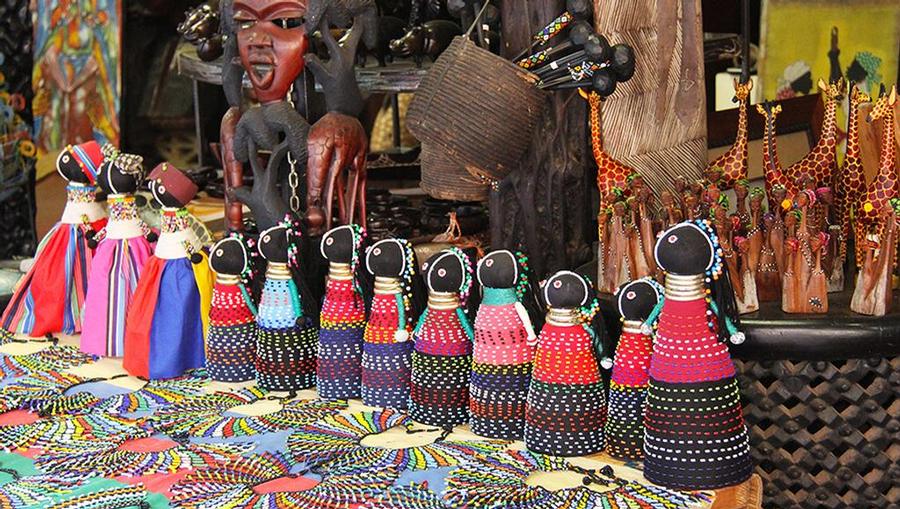 Traditional African Art in South Africa.
