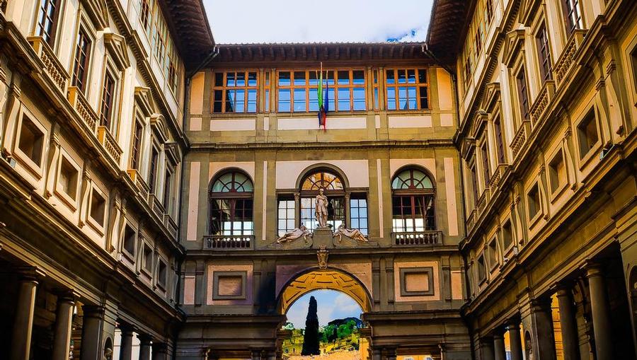 Uffizi Gallery in Florence, Italy