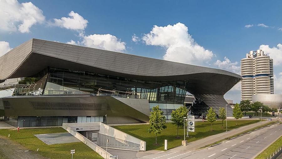 BMW Welt, the futuristic museum and home to BMW headquarters.