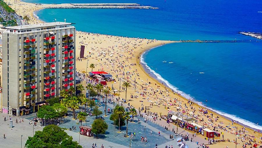 The beaches of Barcelona begin to buzz with energy in June as tourism booms during this time of year.
