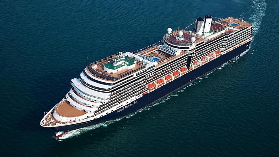Holland America Cruise Line’s Nieuw Amsterdam sailing to Barcelona, Spain.