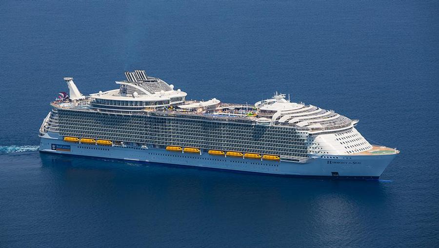 Royal Caribbean’s Harmony of the Seas sailing to Barcelona.