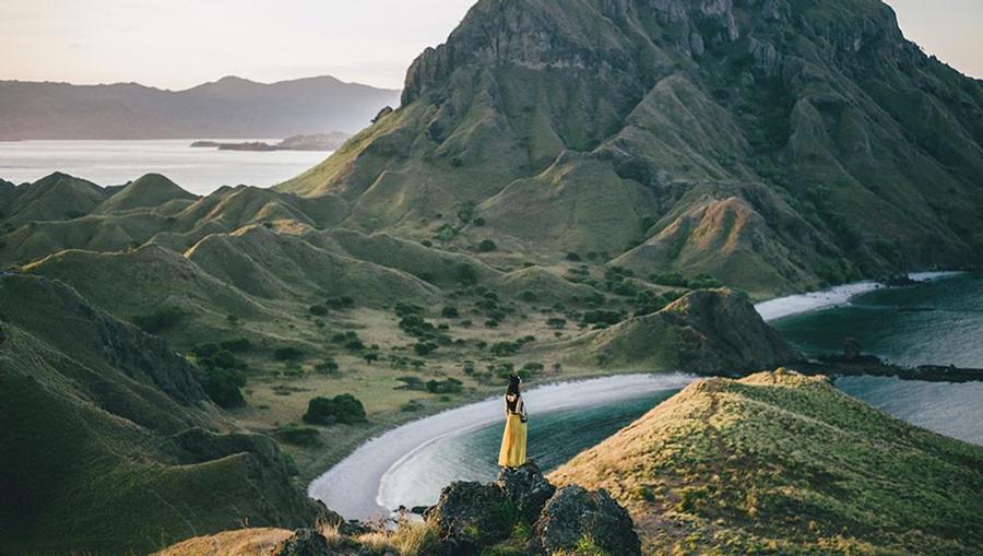 Padar Island in Indonesia