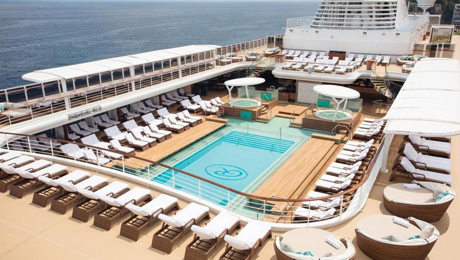 Seven Seas Explorer Top Deck Pool