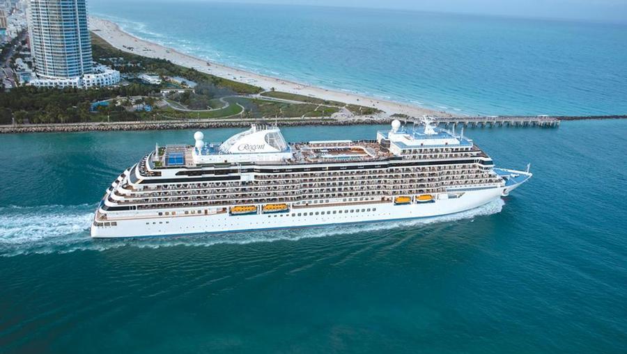 Miami Aerial Shot Regent Cruises