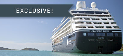 Azamara – Up to $750 Free Onboard Credit & More
